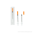 Medical CE Precisely Graduated 0.5ml Disposable syringes